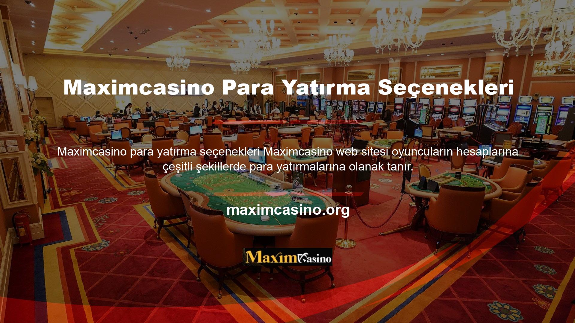 Maximcasino para yatırma seçenekleri web sitesindeki tüm teknolojiler kanıtlanmıştır