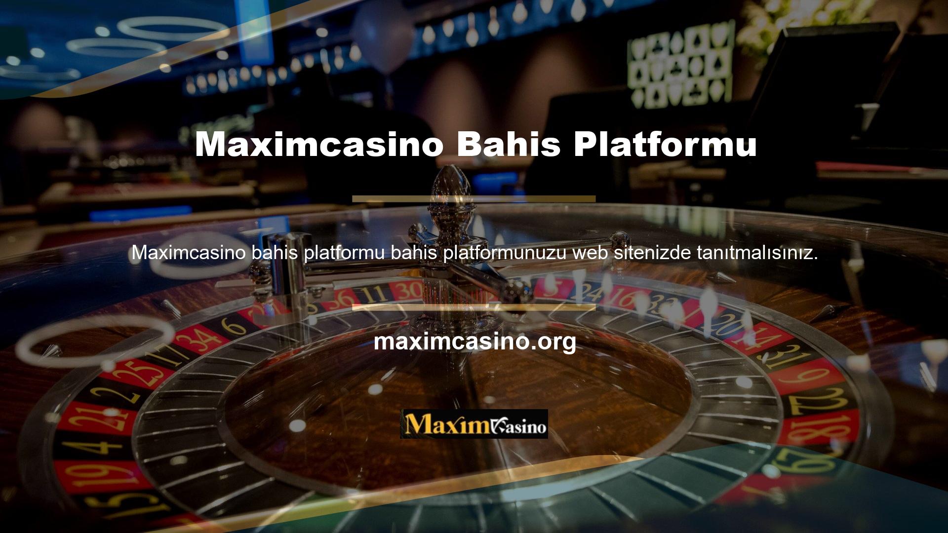 Web siteniz Türkiye’nin en iyi casino sitesi Maximcasino casino talep platformuna ne kadar çok kullanıcı trafiği gönderirse, o kadar fazla gelir elde edebilirsiniz